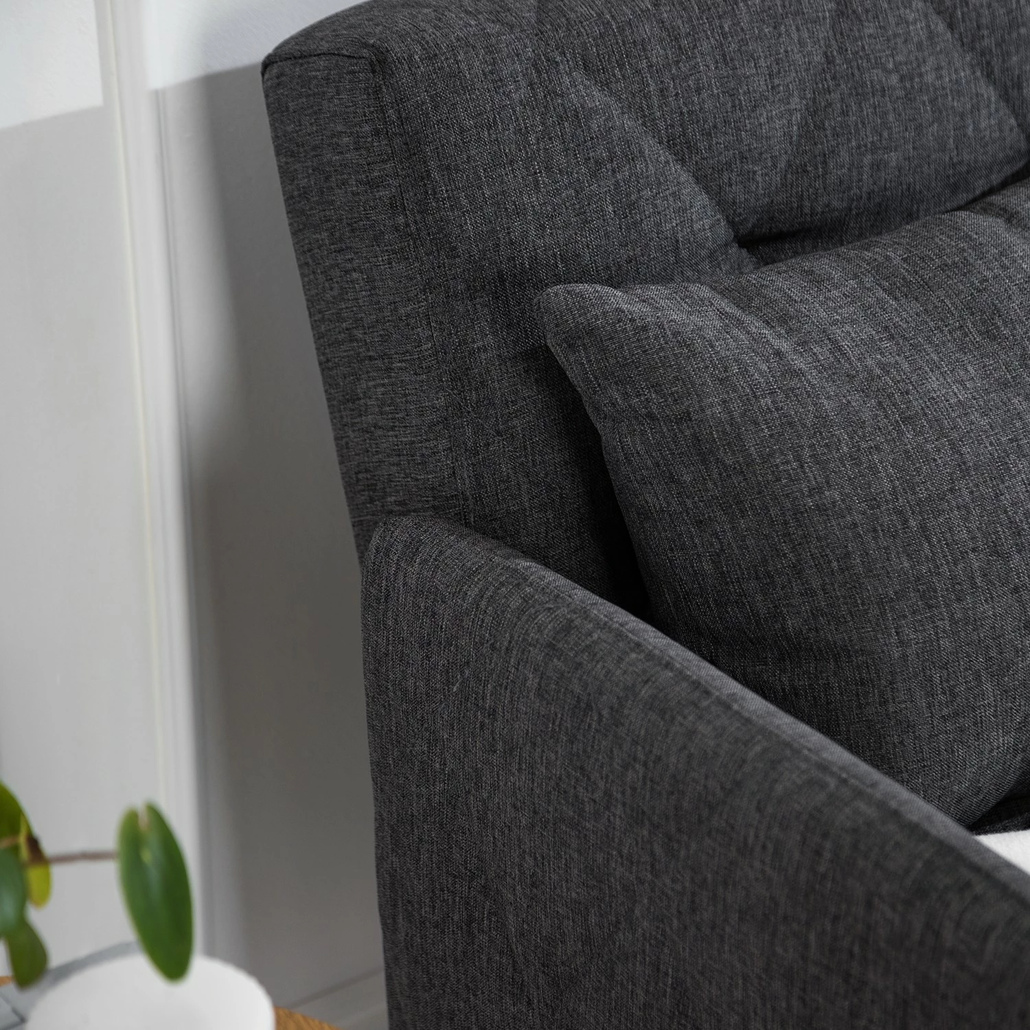 Mørteens Schlafsofa Morten - Webstoff Nims: Dunkelgrau 14 Mørteens Schlafsofa Morten - Webstoff Nims: Dunkelgrau – Bild 14