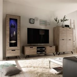 LC Spa Wohnwand Palma - Eiche Dekor - Ohne Wandboard -WOHNZIMMERMÖBEL Verkäufe 1000091524 201029 08193700022 MOOD DETAILS P000000001000091524 mood