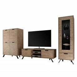 LC Spa Wohnwand Palma - Eiche Dekor - Ohne Wandboard -WOHNZIMMERMÖBEL Verkäufe 1000091524 201029 08194000023 DETAILS P000000001000091524