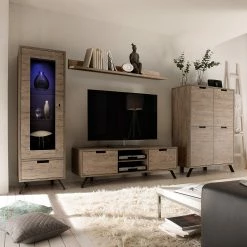 LC Spa Standvitrine Palma - Eiche Dekor 10 LC Spa Standvitrine Palma - Eiche Dekor -WOHNZIMMERMÖBEL Verkäufe 1000091536 201029 08213900064 MOOD DETAILS P000000001000091536 mood