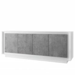 LC Spa Sideboard Forenza - Beton Dekor / Weiß