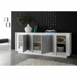LC Spa Sideboard Forenza - Beton Dekor / Weiß 12 LC Spa Sideboard Forenza - Beton Dekor / Weiß -WOHNZIMMERMÖBEL Verkäufe 1000091559 201029 08233600097 MOOD DETAILS P000000001000091559 mood