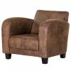 Ars manufacti Sessel Tullow - Antiklederoptik Braun