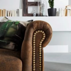 Sofa Torquay (3-Sitzer) - Braun -WOHNZIMMERMÖBEL Verkäufe 1000094670 220121 10104300090 DETAILS P000000001000094670