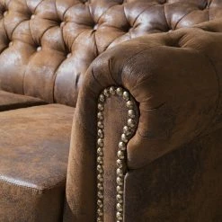 Sofa Torquay (2-Sitzer) - Braun -WOHNZIMMERMÖBEL Verkäufe 1000094671 220121 10104400082 DETAILS P000000001000094671