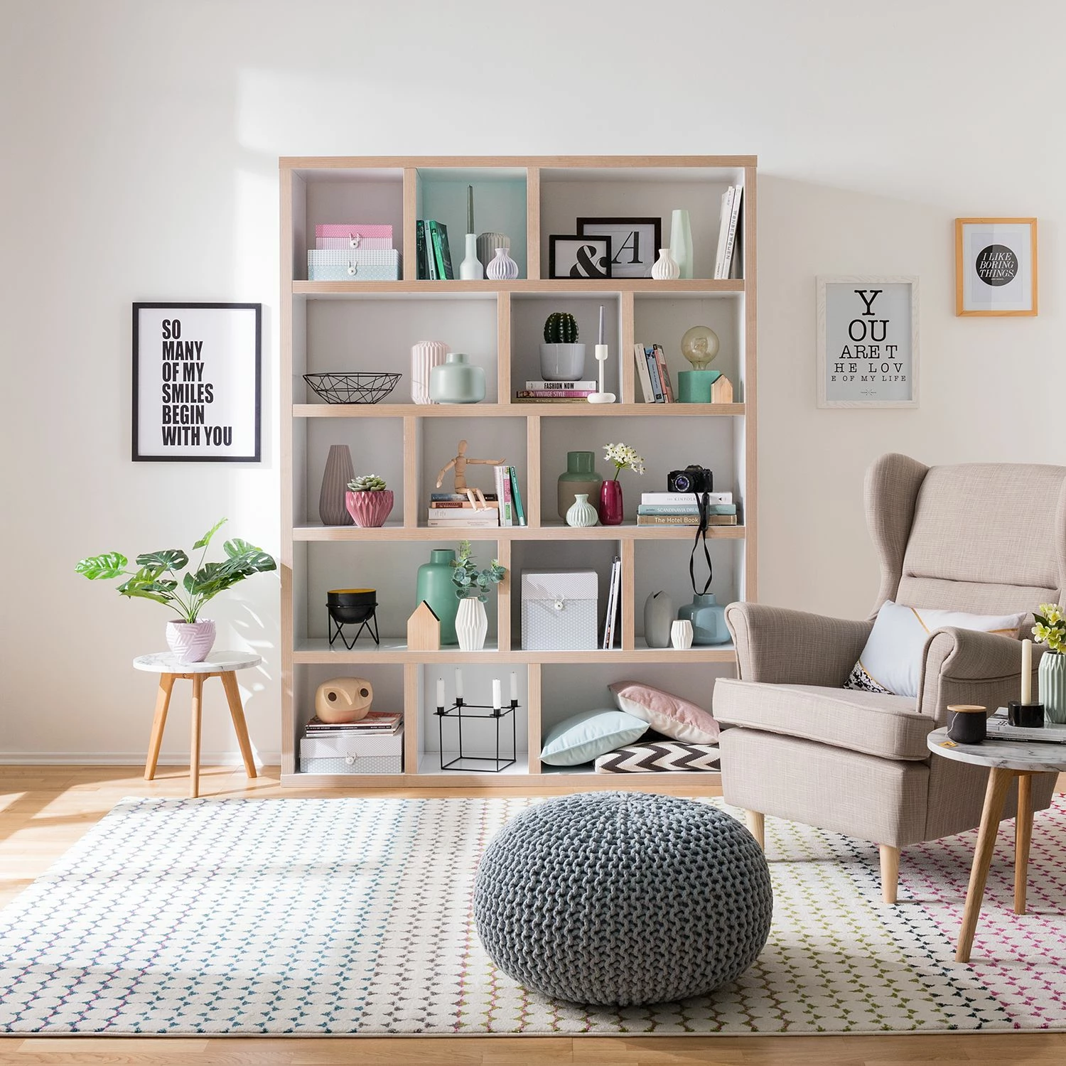 Temahome Regal Berlin - Weiß / Hellbraun - 150 x 198 cm 4 Temahome Regal Berlin - Weiß / Hellbraun - 150 x 198 cm – Bild 4