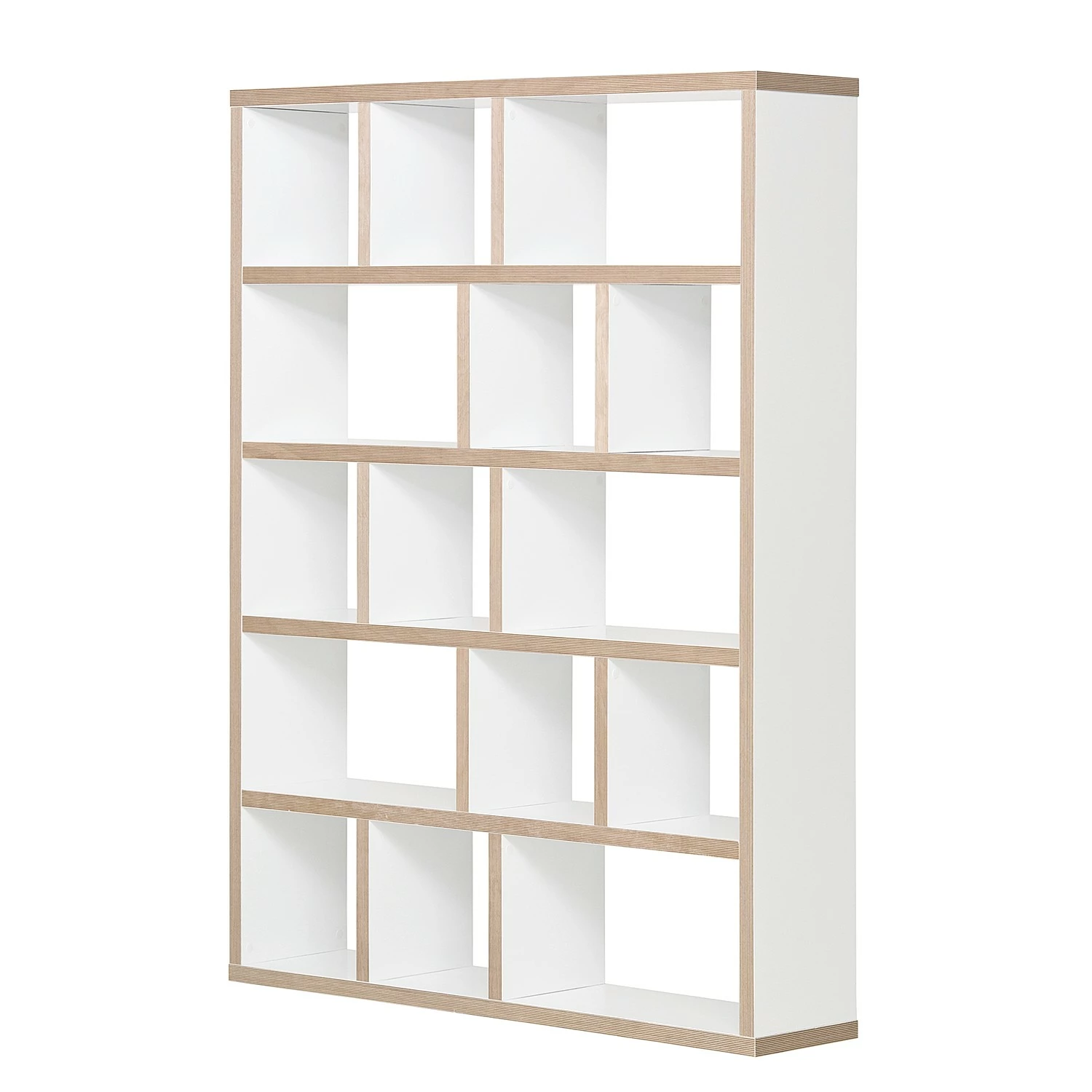 Temahome Regal Berlin - Weiß / Hellbraun - 150 x 198 cm 1 Temahome Regal Berlin - Weiß / Hellbraun - 150 x 198 cm