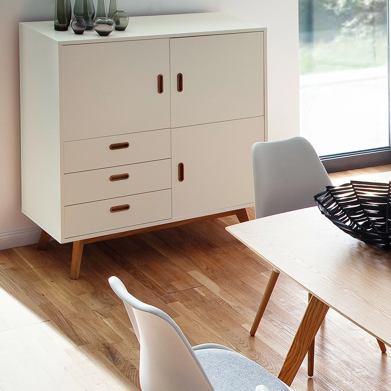 Kommode Bess II - Weiß 2 Kommode Bess II - Weiß – Bild 2