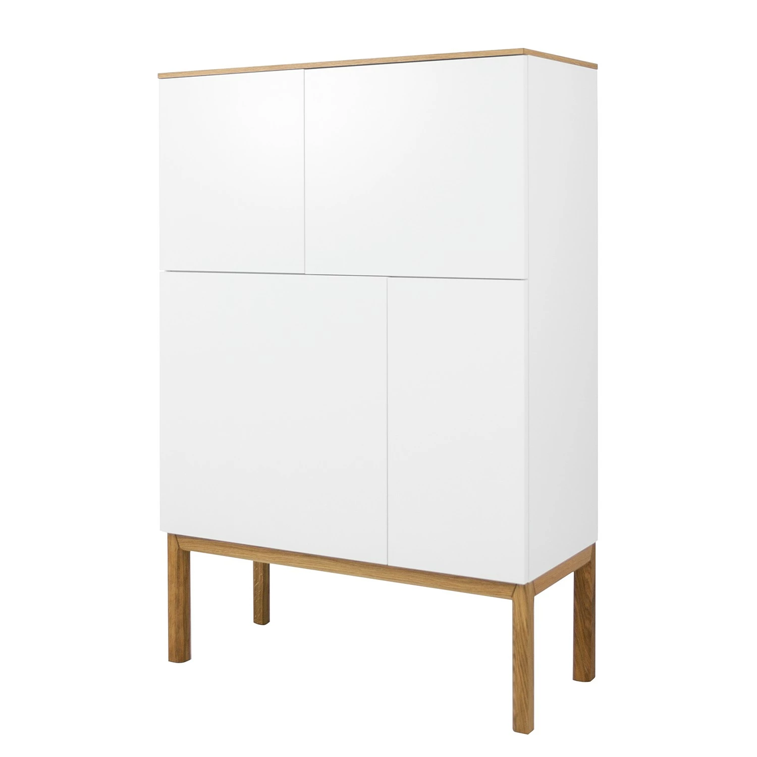 Tenzo Highboard Patch II - Eiche / Weiß 1 Tenzo Highboard Patch II - Eiche / Weiß