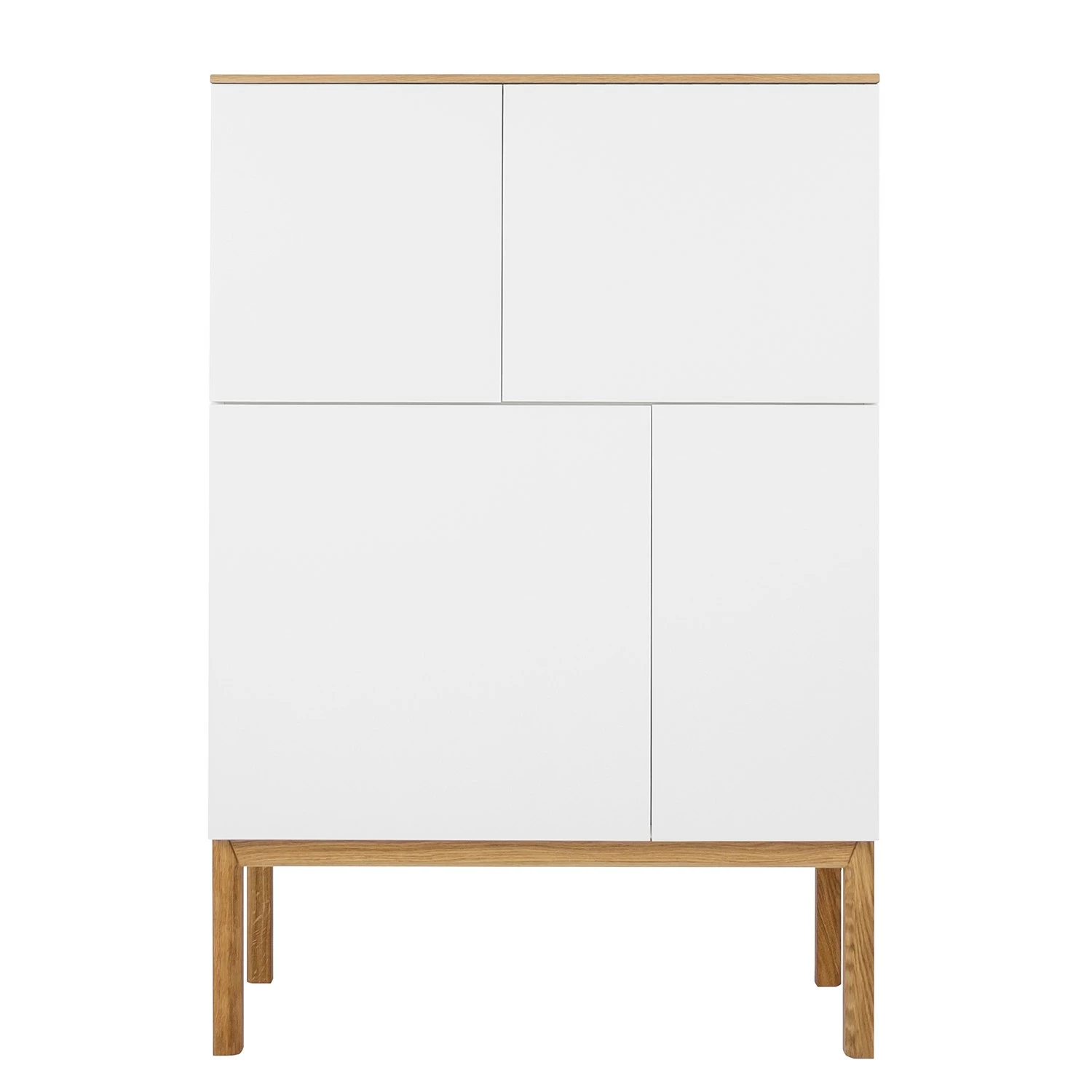 Tenzo Highboard Patch II - Eiche / Weiß 2 Tenzo Highboard Patch II - Eiche / Weiß – Bild 2