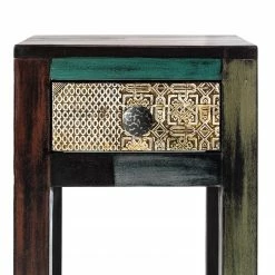 Wolf-Möbel Beistelltisch Goa - Mango teilmassiv - Mango Dunkelbraun -WOHNZIMMERMÖBEL Verkäufe 1000104007 191031 11340100007 DETAILS P000000001000104007