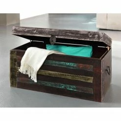 Wolf-Möbel Truhe Goa - Mango Dunkelbraun -WOHNZIMMERMÖBEL Verkäufe 1000104013 180606 14542830 MOOD GALLERYIMAGES P000000001000104013 mood