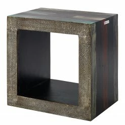 Wolf-Möbel Beistelltisch Goa II - Mango teilmassiv - Mango Dunkelbraun