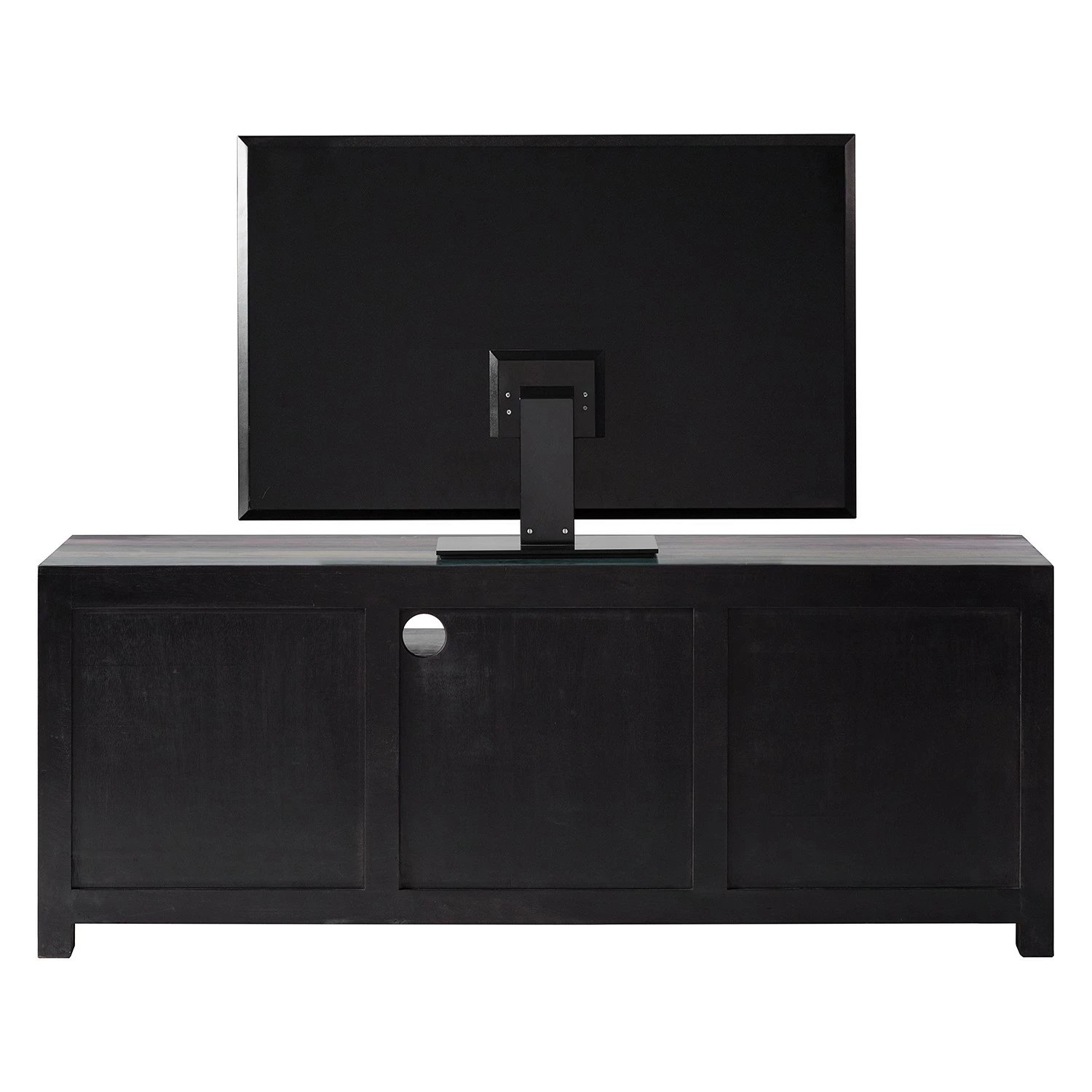 Wolf-Möbel TV-Lowboard Goa III - Mango teilmassiv - Mango Dunkelbraun 4 Wolf-Möbel TV-Lowboard Goa III - Mango teilmassiv - Mango Dunkelbraun – Bild 4