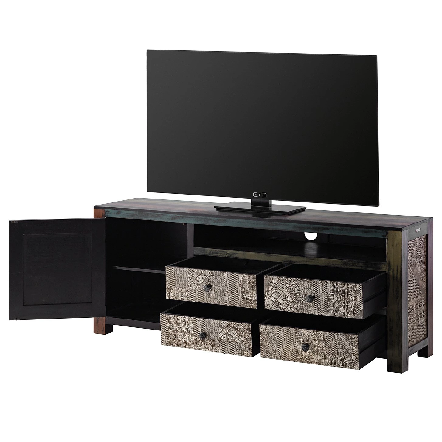 Wolf-Möbel TV-Lowboard Goa III - Mango teilmassiv - Mango Dunkelbraun 6 Wolf-Möbel TV-Lowboard Goa III - Mango teilmassiv - Mango Dunkelbraun – Bild 6