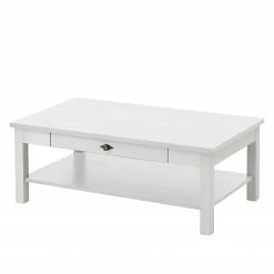 Maison Belfort Couchtisch Bergen II - Kiefer Weiß