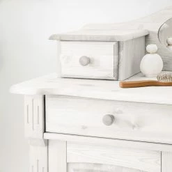 Maison Belfort Vertiko Narva - Kiefer Weiß -WOHNZIMMERMÖBEL Verkäufe 1000104519 210223 10290300486 DETAILS P000000001000104519