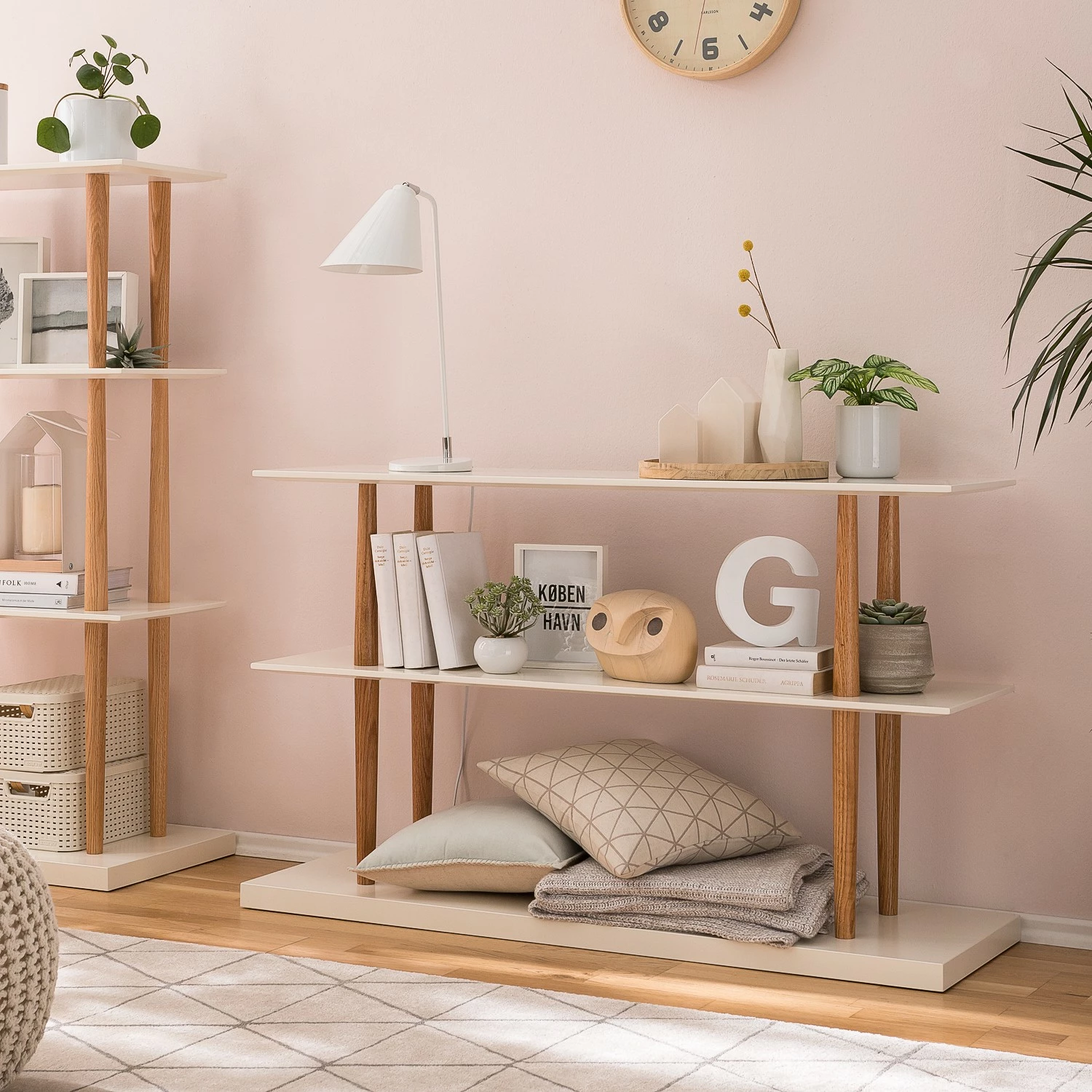 Mørteens Regal Lindholm IV - Weiß - 120 x 72 cm 2 Mørteens Regal Lindholm IV - Weiß - 120 x 72 cm – Bild 2