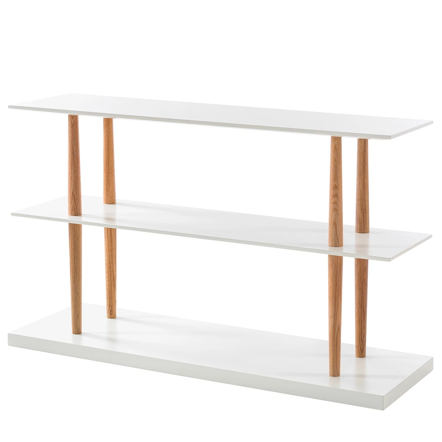 Mørteens Regal Lindholm IV - Weiß - 120 x 72 cm 1 Mørteens Regal Lindholm IV - Weiß - 120 x 72 cm