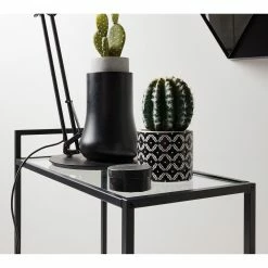 Mooved Servierwagen Enmore - Glas / Metall - Matt Schwarz -WOHNZIMMERMÖBEL Verkäufe 1000112660 181206 17344000004 GALLERYIMAGES P000000001000112660