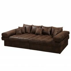 Mooved Bigsofa Naomi IV - Microfaser Goda: Bisonbraun