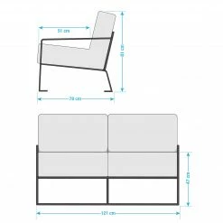 Ars manufacti Polstergarnitur Voda II (3-2) - Schokolade/ Braun -WOHNZIMMERMÖBEL Verkäufe 1000113508 200 GALLERYIMAGES P000000001000113508