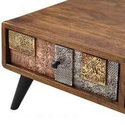 Wolf-Möbel Couchtisch Orient - Akazie massiv / Metall - Mehrfarbig -WOHNZIMMERMÖBEL Verkäufe 1000114111 200512 14062300012 DETAILS P000000001000114111