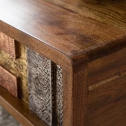 Wolf-Möbel Couchtisch Orient - Akazie massiv / Metall - Mehrfarbig -WOHNZIMMERMÖBEL Verkäufe 1000114111 200706 13202900007 DETAILS P000000001000114111