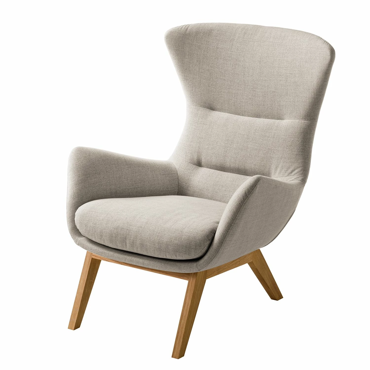 Studio Copenhagen Sessel Hepburn I - Webstoff Milan: Beige - Eiche Dunkel 1 Studio Copenhagen Sessel Hepburn I - Webstoff Milan: Beige - Eiche Dunkel