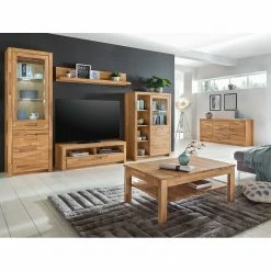 Ars Natura TV-Lowboard Majona III - Wildeiche teilmassiv / Metall - Wildeiche / Silber -WOHNZIMMERMÖBEL Verkäufe 1000114993 210903 14491800035 MOOD DETAILS P000000001000114993 mood