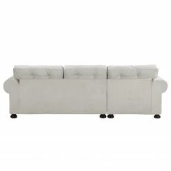 Velvet Studio Ecksofa Marau - Kies - Longchair davorstehend links -WOHNZIMMERMÖBEL Verkäufe 1000115661 200728 11055700004 DETAILS P000000001000115661