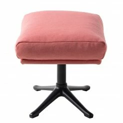 Studio Copenhagen Polsterhocker Garbo III - Webstoff - Webstoff Osta: Koralle - Schwarz -WOHNZIMMERMÖBEL Verkäufe 1000116270 180926 181030717 GALLERYIMAGES P000000001000116270