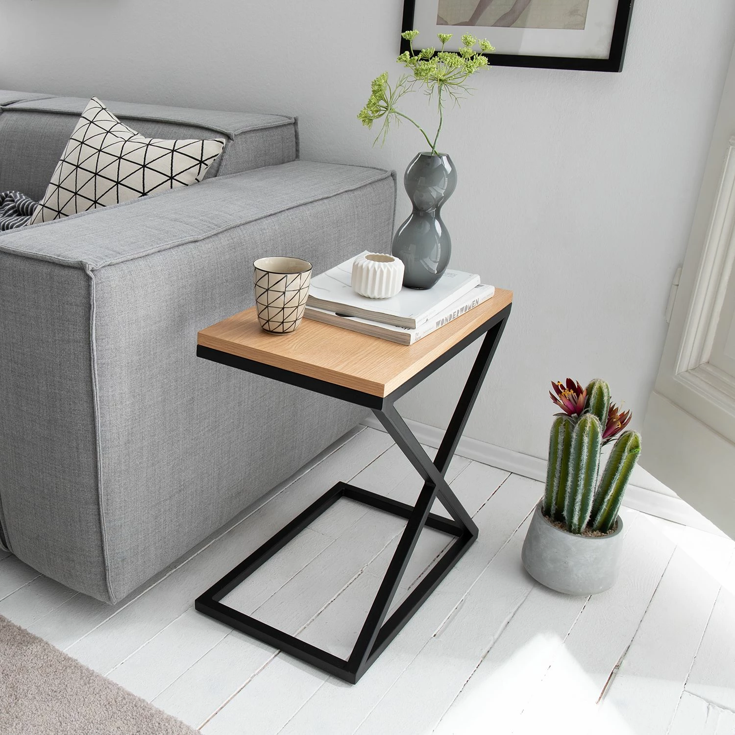 Ars manufacti Beistelltisch Mora - Eiche / Schwarz 10 Ars manufacti Beistelltisch Mora - Eiche / Schwarz – Bild 10