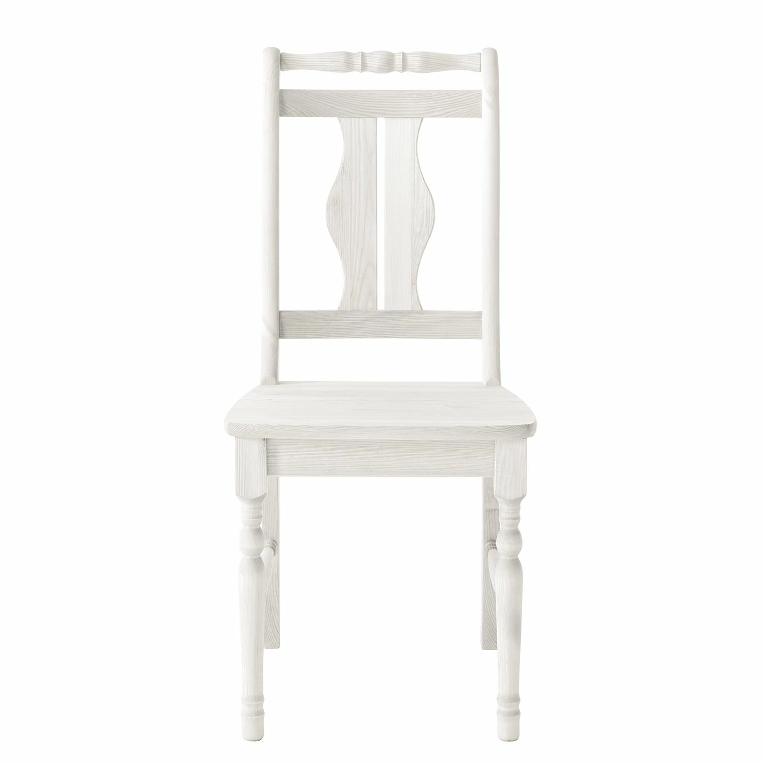 Maison Belfort Esszimmerstuhl Narva (2er Set) - Kiefer Weiß 3 Maison Belfort Esszimmerstuhl Narva (2er Set) - Kiefer Weiß – Bild 3