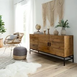 Ars manufacti Sideboard Grasby - Altholz Pinie / Metall - Pinie Dunkel / Schwarz 17 Ars manufacti Sideboard Grasby - Altholz Pinie / Metall - Pinie Dunkel / Schwarz -WOHNZIMMERMÖBEL Verkäufe 1000117185 180911 09581011 MOOD GALLERYIMAGES P000000001000117185 mood