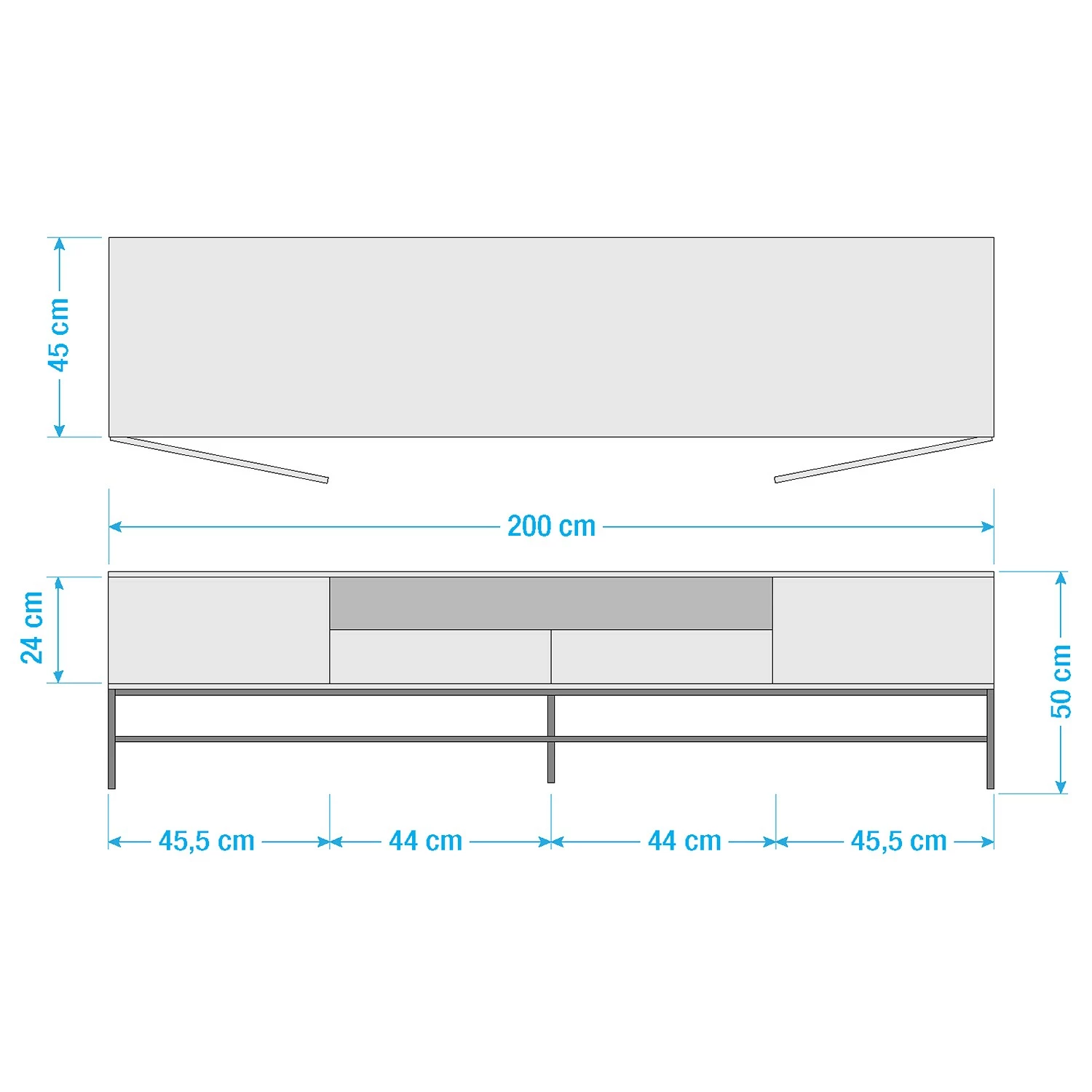 Ars manufacti TV-Lowboard Grasby II - Altholz Pinie / Metall - Pinie Dunkel / Schwarz 9 Ars manufacti TV-Lowboard Grasby II - Altholz Pinie / Metall - Pinie Dunkel / Schwarz – Bild 9