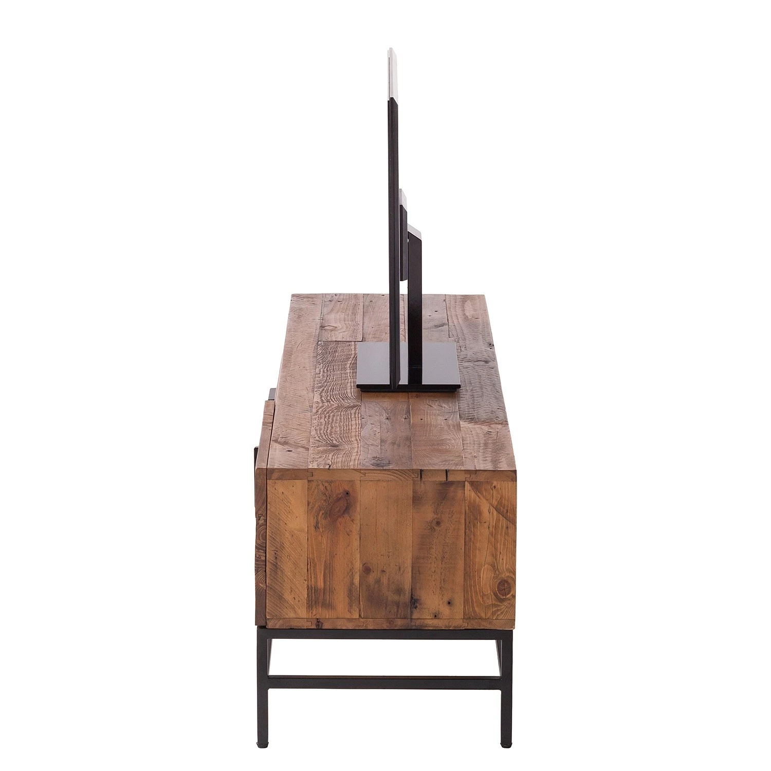 Ars manufacti TV-Lowboard Grasby I - Altholz Pinie / Metall - Pinie Dunkel / Schwarz 6 Ars manufacti TV-Lowboard Grasby I - Altholz Pinie / Metall - Pinie Dunkel / Schwarz – Bild 6