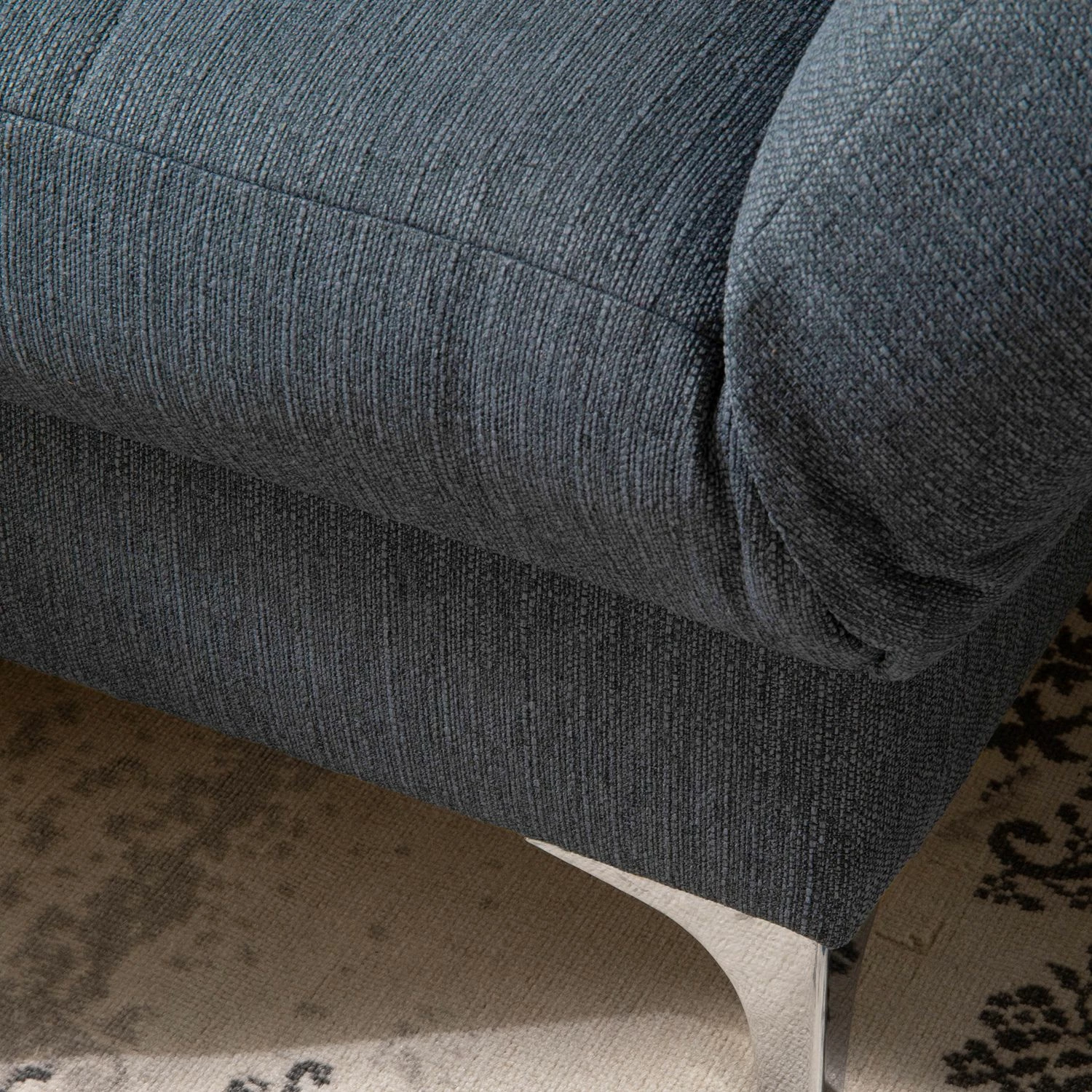 Loftscape Recamiere Limon - Webstoff - Jeansblau - Armlehne davorstehend links 13 Loftscape Recamiere Limon - Webstoff - Jeansblau - Armlehne davorstehend links – Bild 13