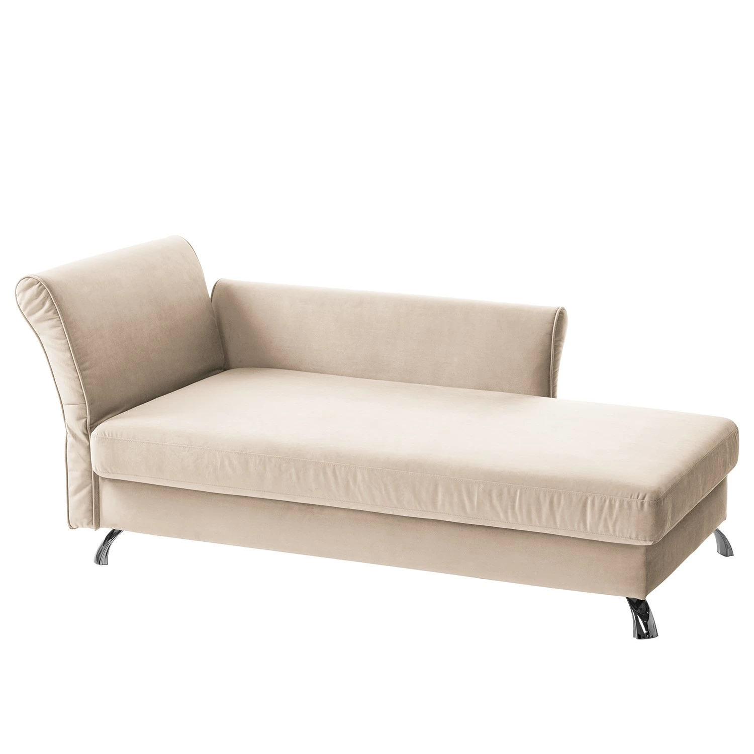 Jack & Alice Recamiere Habay - Microfaser - Hellbeige - Armlehne davorstehend links 10 Jack & Alice Recamiere Habay - Microfaser - Hellbeige - Armlehne davorstehend links – Bild 10