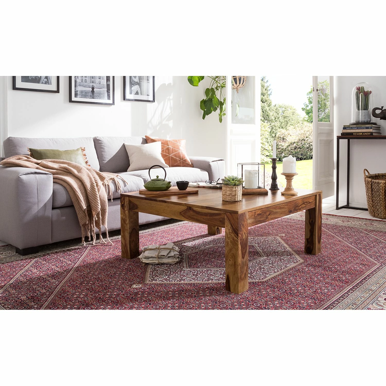 Ars Natura Couchtisch Andaman - Sheesham massiv - Sheesham Honig Dunkel 3 Ars Natura Couchtisch Andaman - Sheesham massiv - Sheesham Honig Dunkel – Bild 3