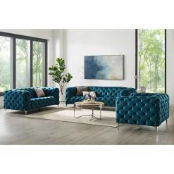 Jack & Alice Sofa Leominster (3-Sitzer) - Marineblau 16 Jack & Alice Sofa Leominster (3-Sitzer) - Marineblau -WOHNZIMMERMÖBEL Verkäufe 1000119221 191021 07164000022 MOOD DETAILS P000000001000119221 mood