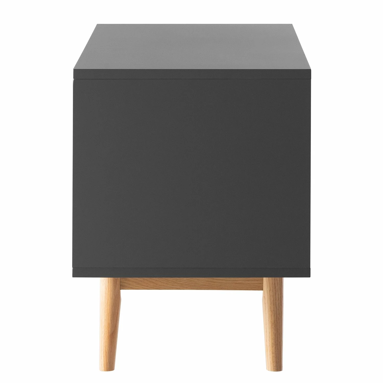 Mørteens Sideboard Lindholm V - Eiche teilmassiv - Grau / Eiche 4 Mørteens Sideboard Lindholm V - Eiche teilmassiv - Grau / Eiche – Bild 4