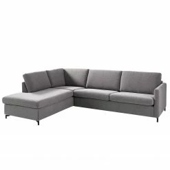 Fredriks Ecksofa Cipo II - Haselnuss - Ottomane davorstehend links