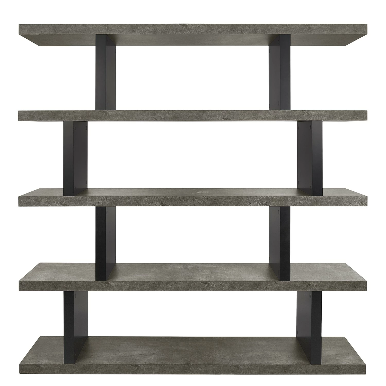 Temahome Regal Detroit - Beton Dekor / Schwarz - Höhe: 172 cm 4 Temahome Regal Detroit - Beton Dekor / Schwarz - Höhe: 172 cm – Bild 4