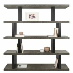 Temahome Regal Detroit - Beton Dekor / Schwarz - Höhe: 172 cm 14 Temahome Regal Detroit - Beton Dekor / Schwarz - Höhe: 172 cm -WOHNZIMMERMÖBEL Verkäufe 1000119829 201016 13245400248 DETAILS P000000001000119829