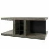 Temahome Couchtisch Detroit ll - Beton Dekor / Matt Schwarz