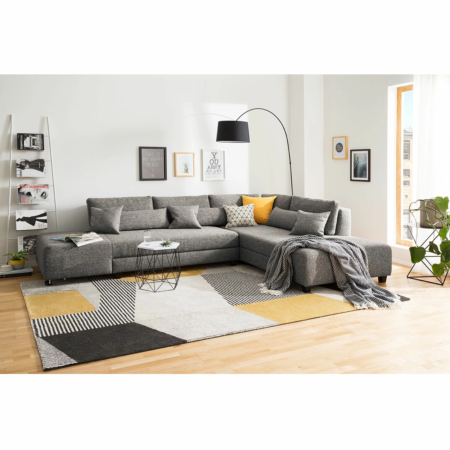 Fredriks Ecksofa Apex - Webstoff - Haselnuss - Ottomane davorstehend rechts 3 Fredriks Ecksofa Apex - Webstoff - Haselnuss - Ottomane davorstehend rechts – Bild 3