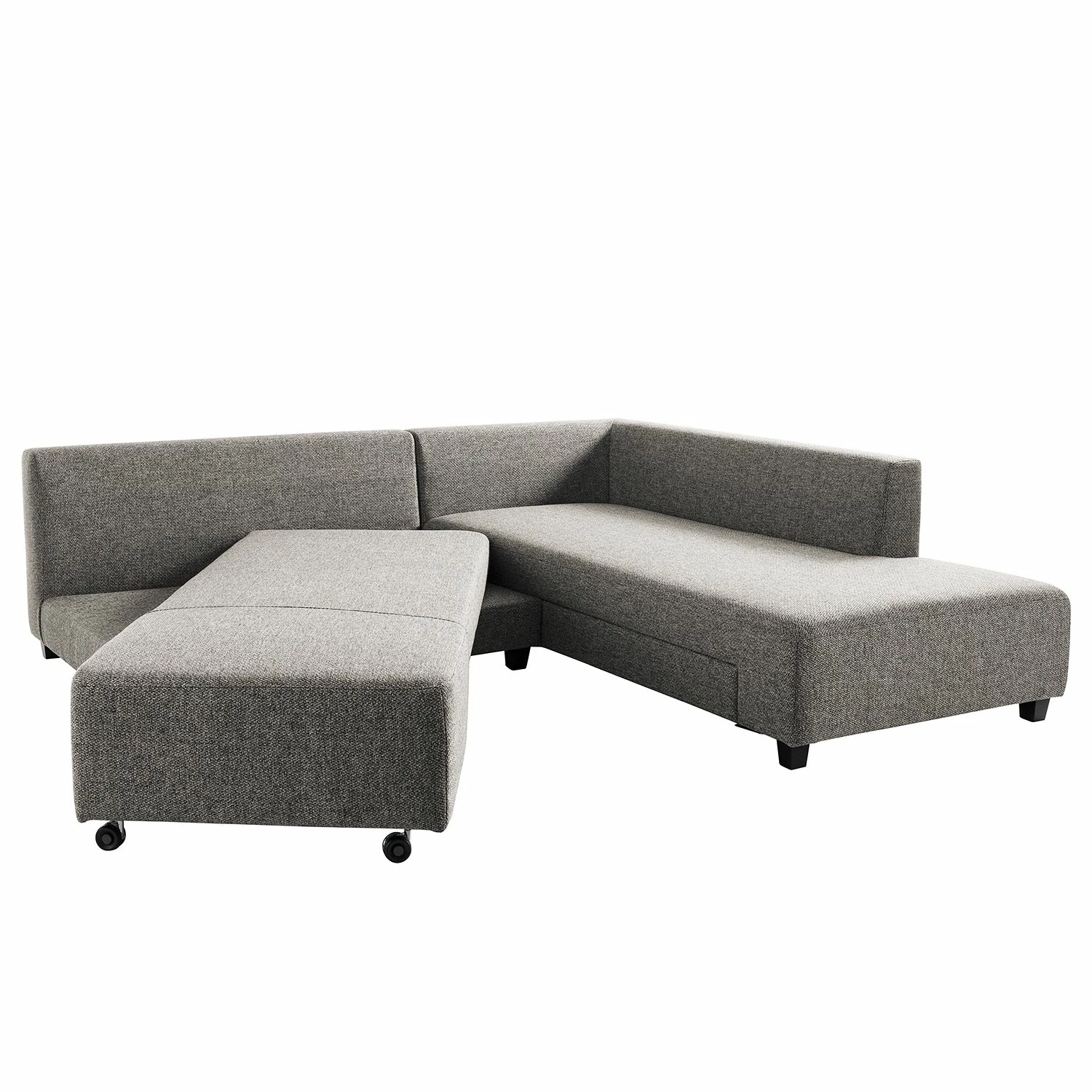Fredriks Ecksofa Apex - Webstoff - Haselnuss - Ottomane davorstehend rechts 9 Fredriks Ecksofa Apex - Webstoff - Haselnuss - Ottomane davorstehend rechts – Bild 9