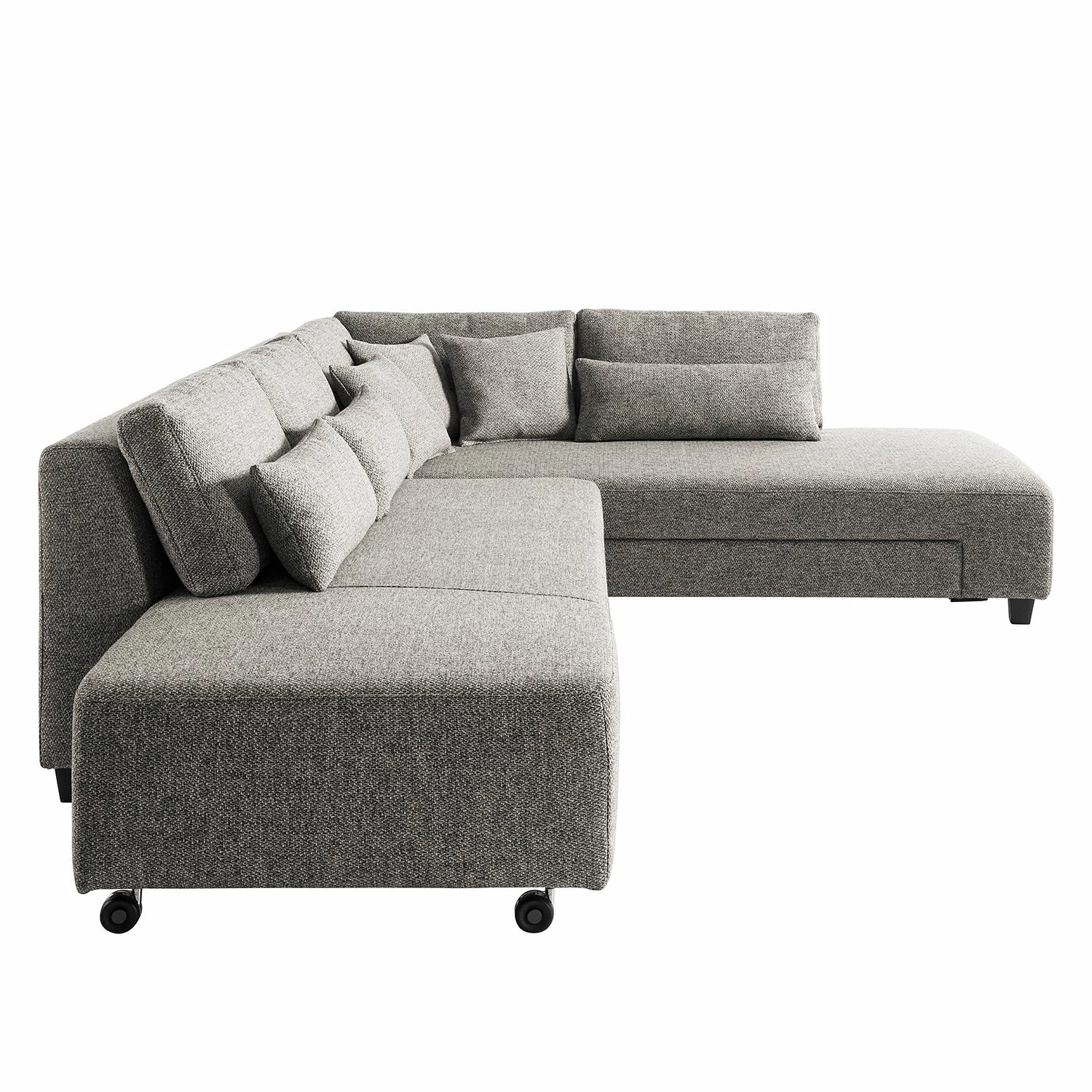Fredriks Ecksofa Apex - Webstoff - Haselnuss - Ottomane davorstehend rechts 12 Fredriks Ecksofa Apex - Webstoff - Haselnuss - Ottomane davorstehend rechts – Bild 12