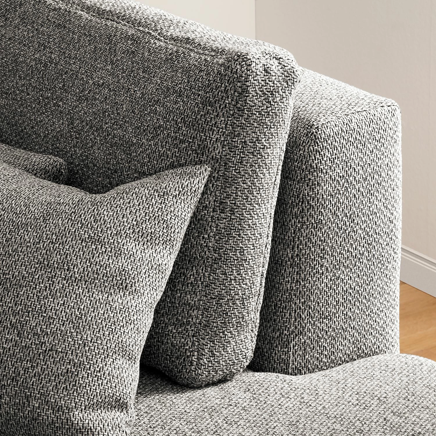 Fredriks Ecksofa Apex - Webstoff - Haselnuss - Ottomane davorstehend rechts 14 Fredriks Ecksofa Apex - Webstoff - Haselnuss - Ottomane davorstehend rechts – Bild 14